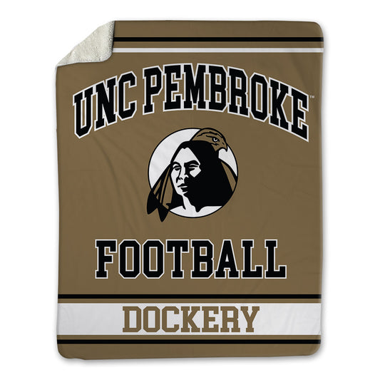 UNC Pembroke - NCAA Football : Rashad Dockery - Blanket-0