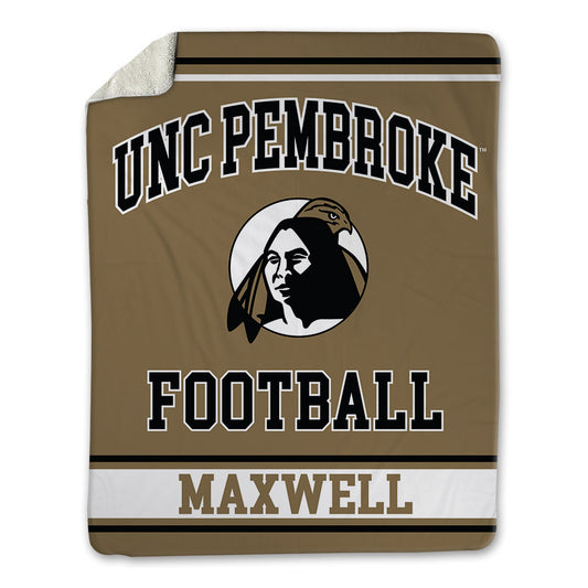 UNC Pembroke - NCAA Football : Kendall Maxwell - Blanket-0