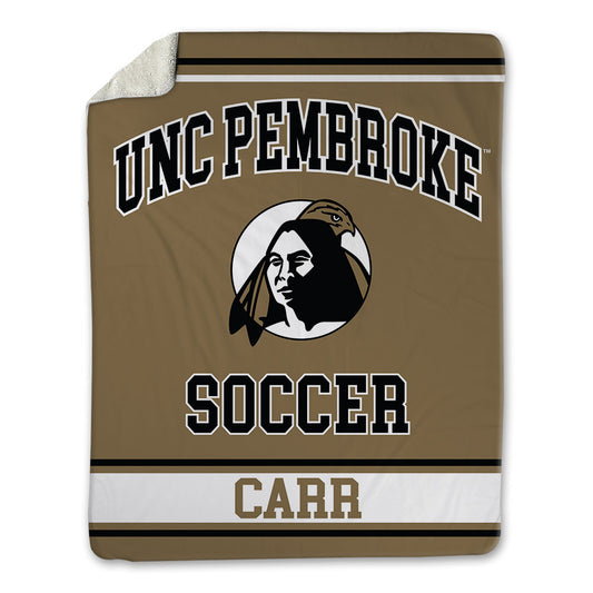 UNC Pembroke - NCAA Women's Soccer : Reagan Carr - Blanket-0