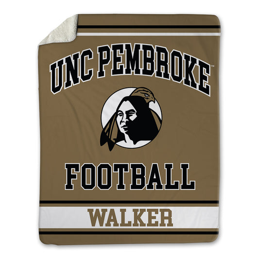 UNC Pembroke - NCAA Football : Scott Walker - Blanket-0