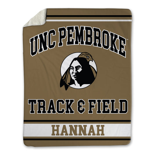 UNC Pembroke - NCAA Men's Track & Field : Jaiden Hannah - Blanket-0
