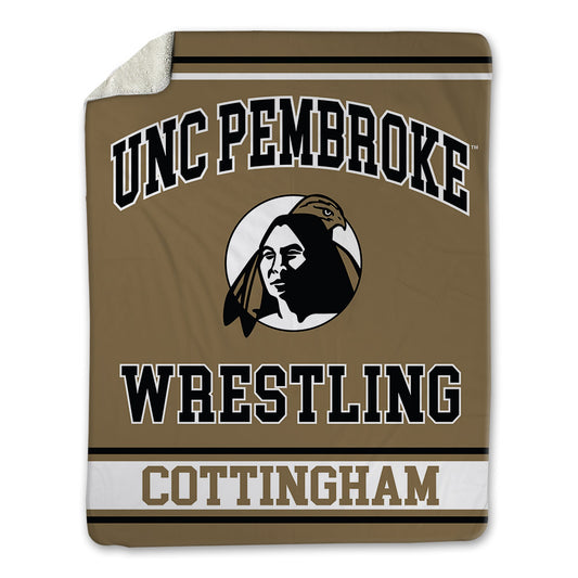 UNC Pembroke - NCAA Wrestling : Chance Cottingham - Blanket-0
