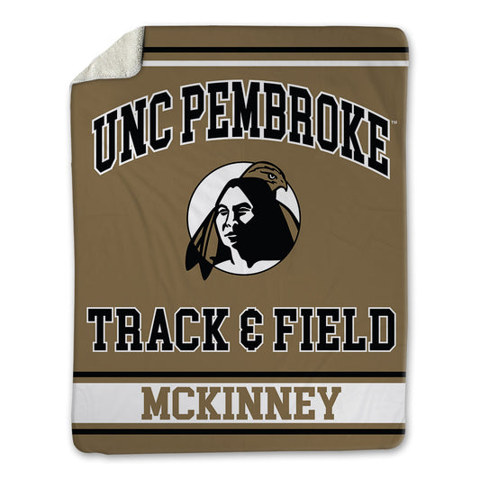 UNC Pembroke - NCAA Men's Track & Field : Calen McKinney - Blanket-0