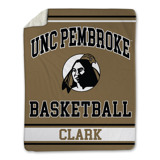 UNC Pembroke - NCAA Women's Basketball : Zaria Clark - Blanket-0