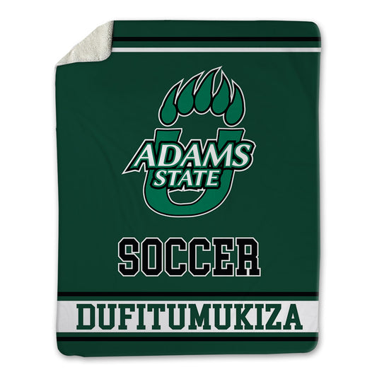 Adams State - NCAA Men's Soccer : Frank Dufitumukiza - Blanket-0