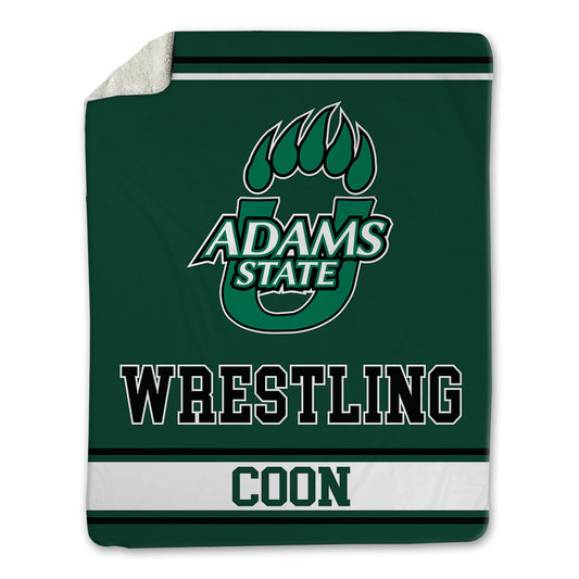 Adams State - NCAA Wrestling : Josh Coon - Blanket-0