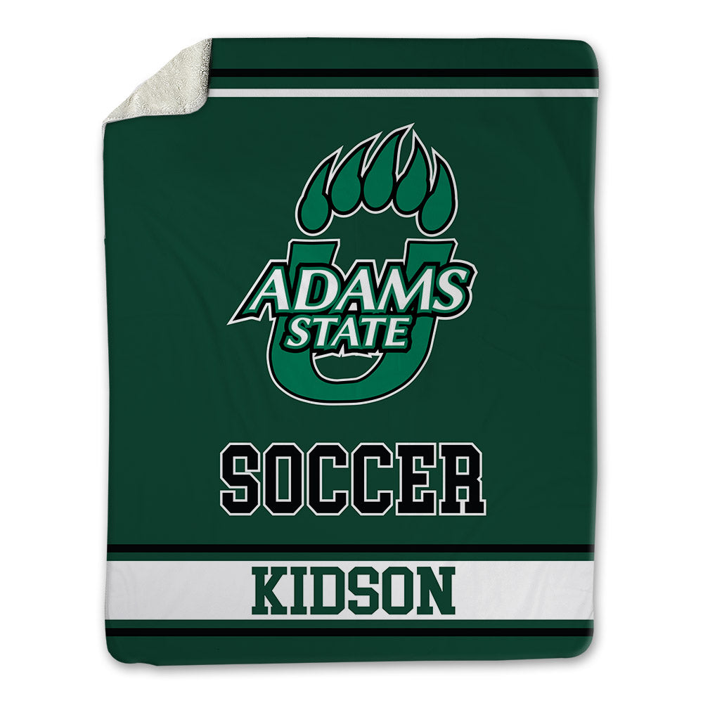 Adams State - NCAA Men's Soccer : Eric Kidson - Blanket-0