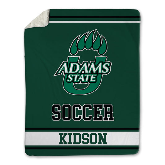 Adams State - NCAA Men's Soccer : Eric Kidson - Blanket-0