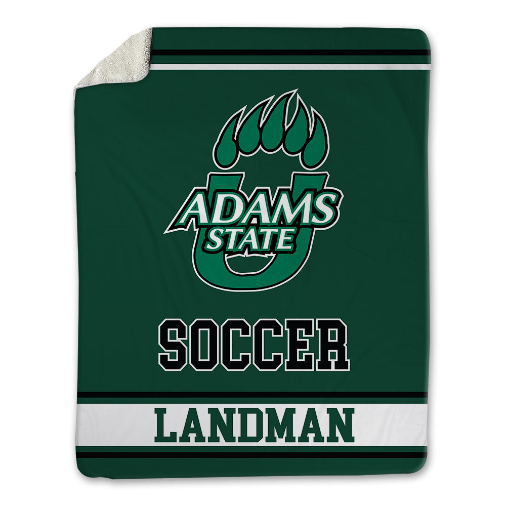 Adams State - NCAA Women's Soccer : Madison Landman - Blanket-0