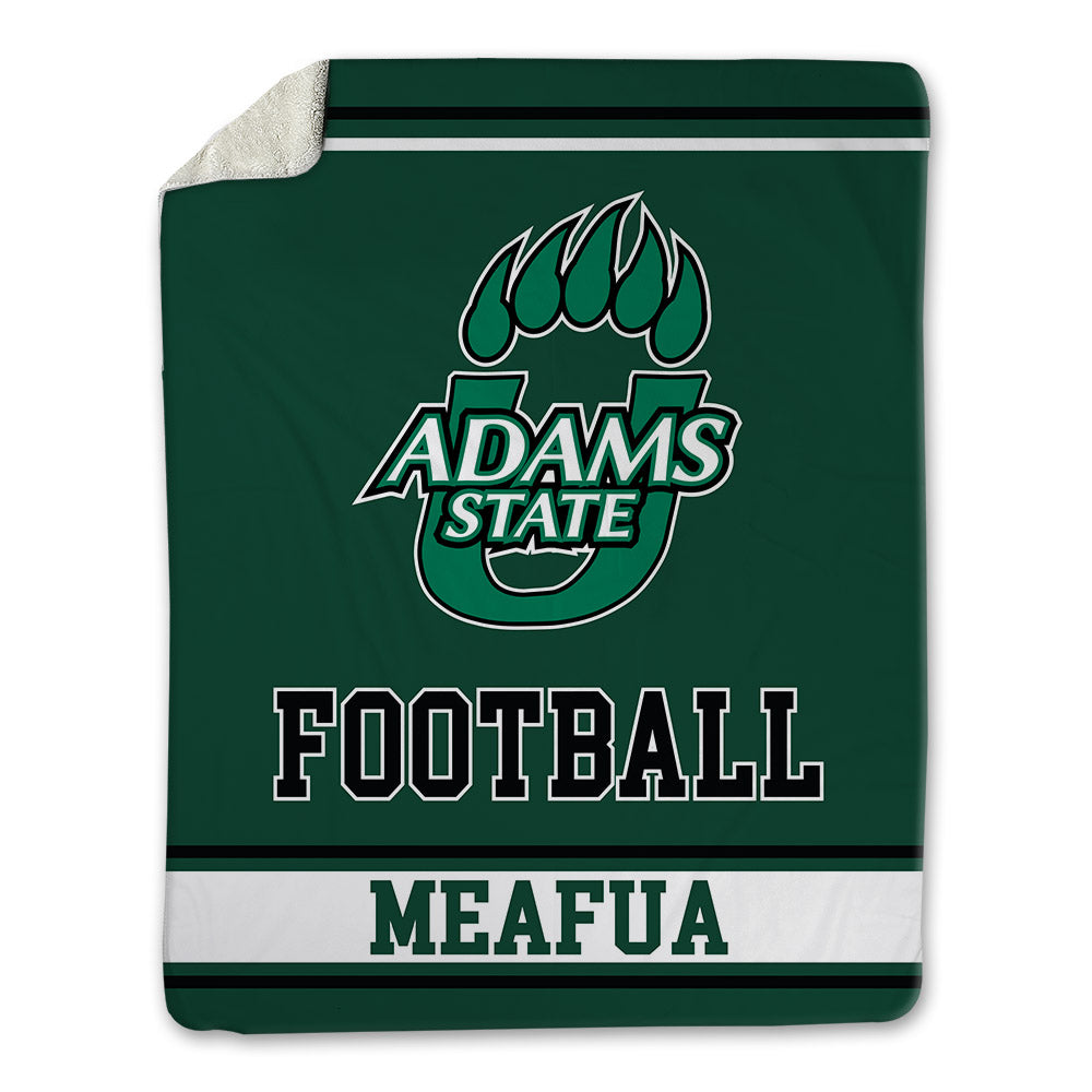 Adams State - NCAA Football : Ren Meafua - Blanket-0