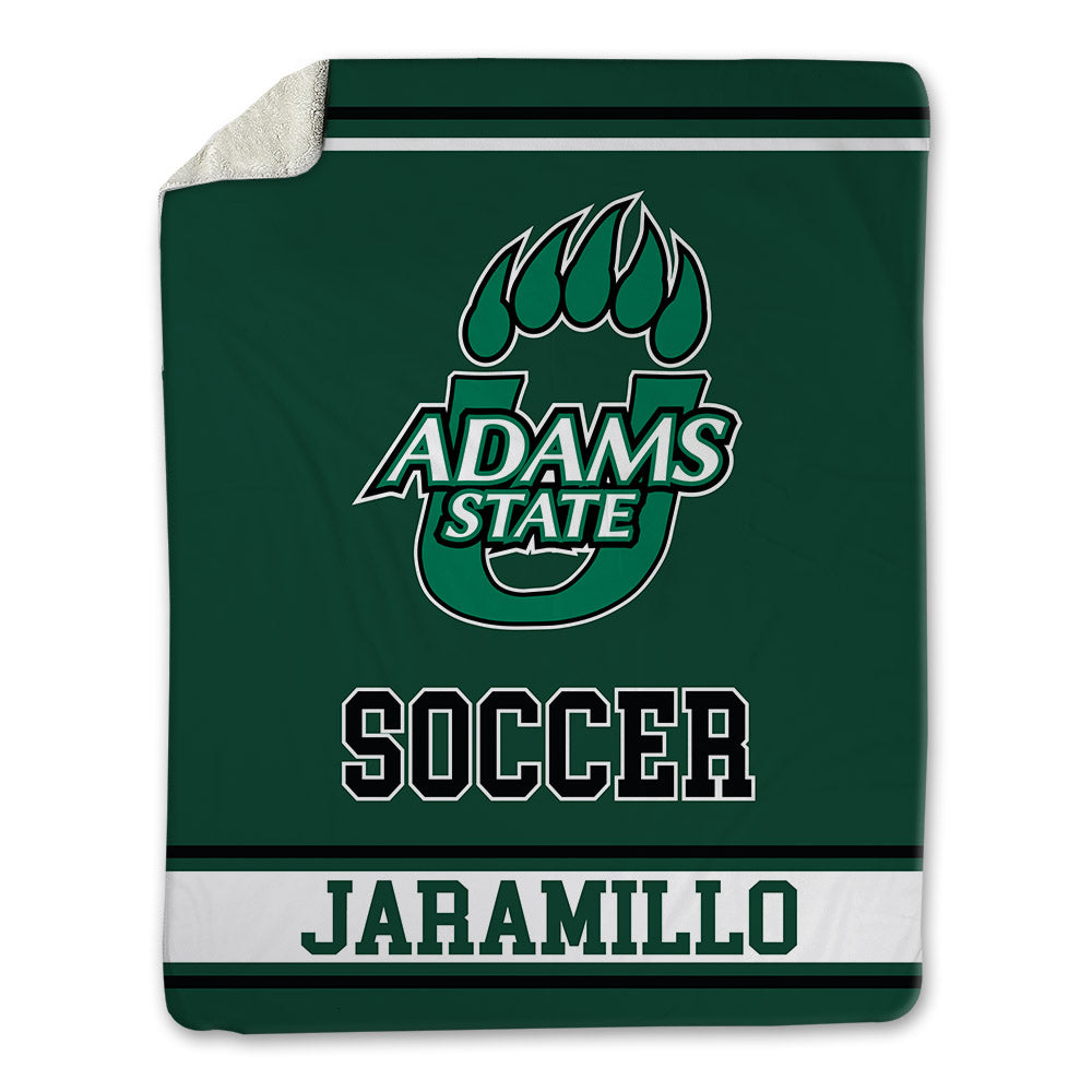 Adams State - NCAA Women's Soccer : Cassandra Jaramillo - Blanket-0