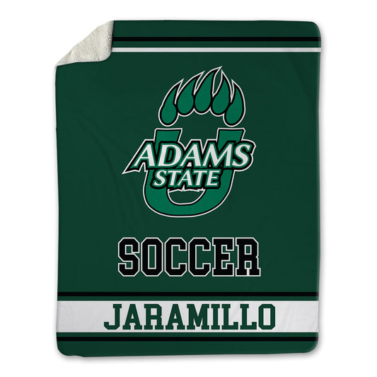 Adams State - NCAA Women's Soccer : Cassandra Jaramillo - Blanket-0