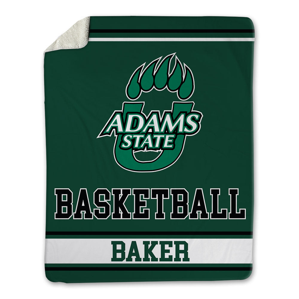 Adams State - NCAA Men's Basketball : Dillan Baker - Blanket-0