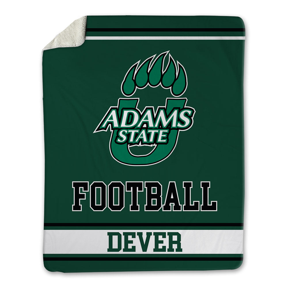 Adams State - NCAA Football : Dominic Dever - Blanket-0
