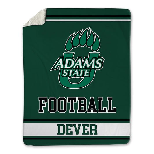 Adams State - NCAA Football : Dominic Dever - Blanket-0