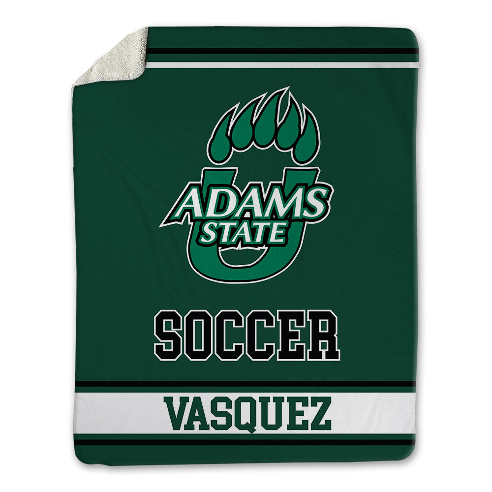 Adams State - NCAA Men's Soccer : Daniel Vasquez - Blanket-0
