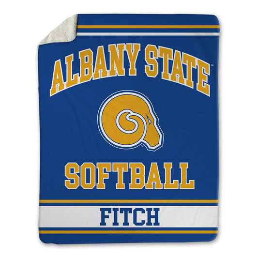Albany State - NCAA Softball : Kyla Fitch - Blanket-0