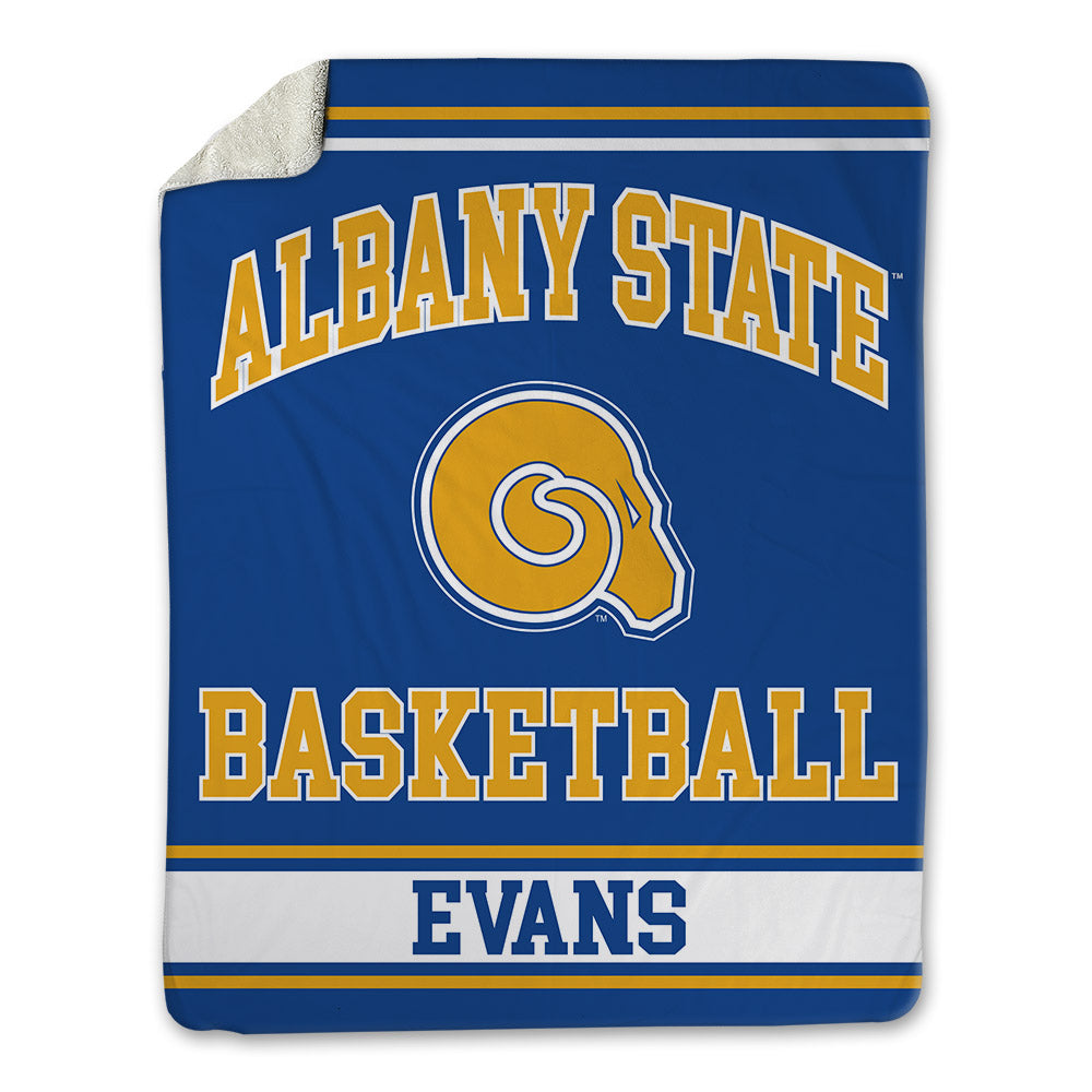 Albany State - NCAA Men's Basketball : Cameron Evans - Blanket-0