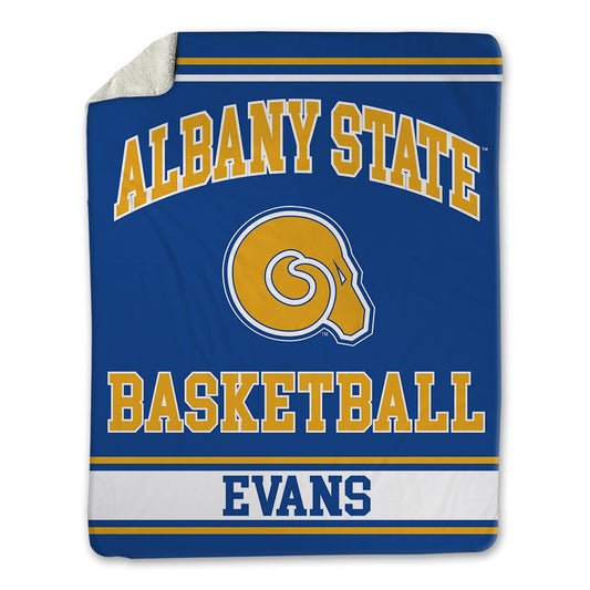 Albany State - NCAA Men's Basketball : Cameron Evans - Blanket-0