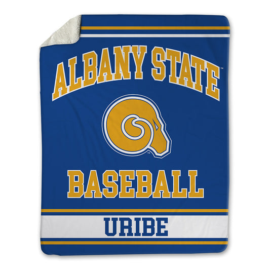 Albany State - NCAA Baseball : Mylon Uribe - Blanket-0