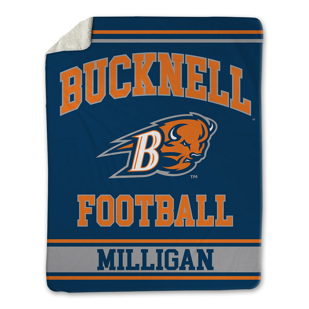 Bucknell - NCAA Football : Sam Milligan - Blanket-0
