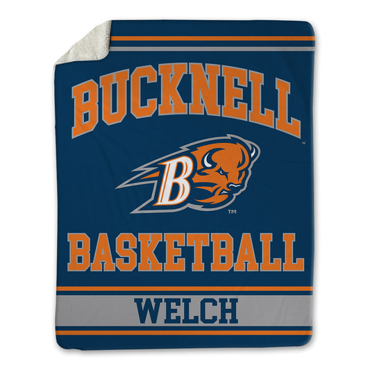 Bucknell - NCAA Men's Basketball : Kellen Welch - Blanket-0