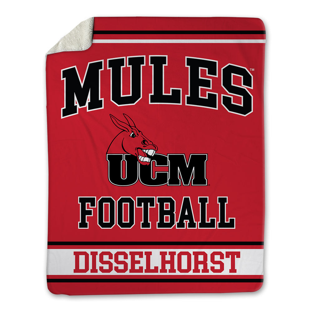 UCM - NCAA Football : Barrett Disselhorst - Blanket-0