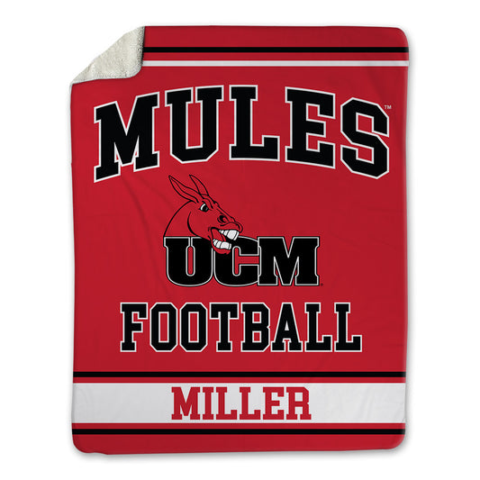 UCM - NCAA Football : JT Miller - Blanket-0