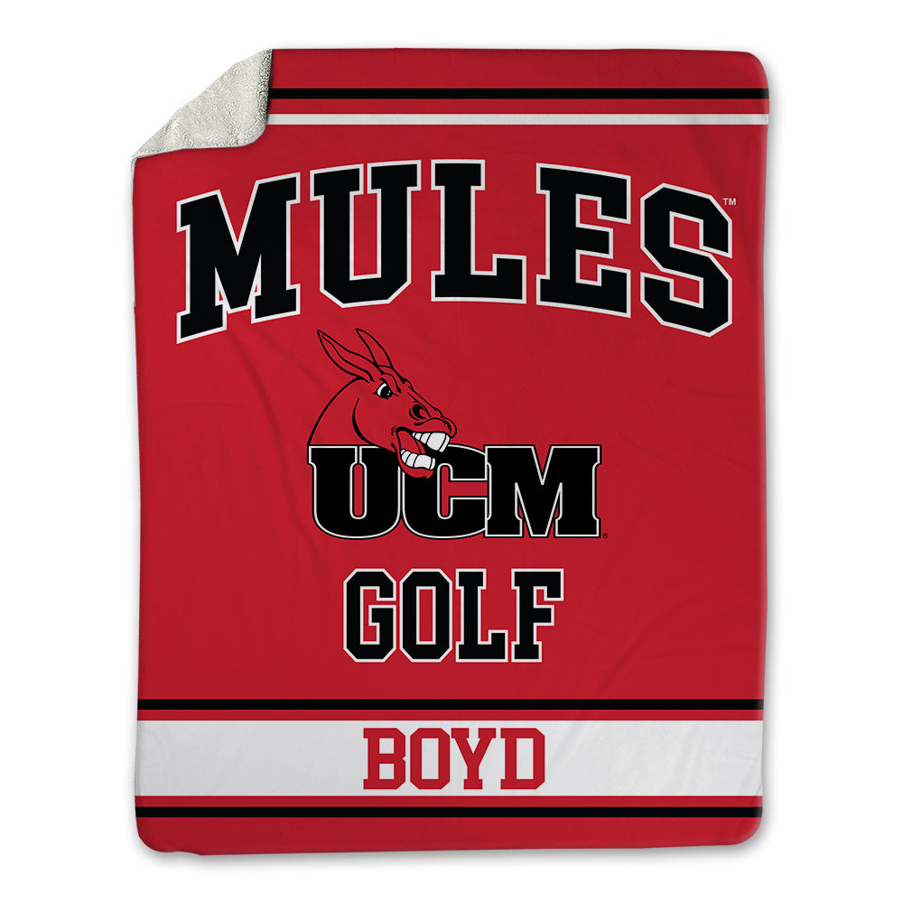 UCM - NCAA Men's Golf : Will Boyd - Blanket-0