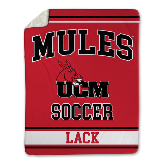 UCM - NCAA Women's Soccer : Anna Lack - Blanket-0