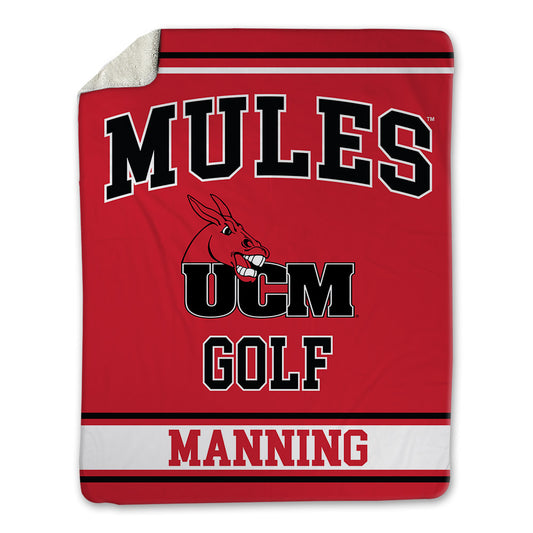 UCM - NCAA Men's Golf : Henry Manning - Blanket-0