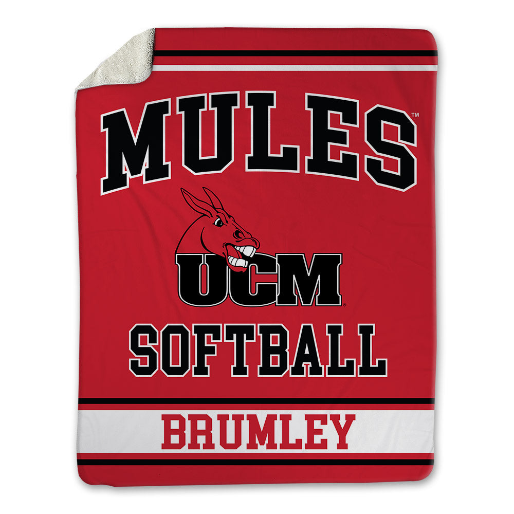 UCM - NCAA Softball : Bailey Brumley - Blanket-0