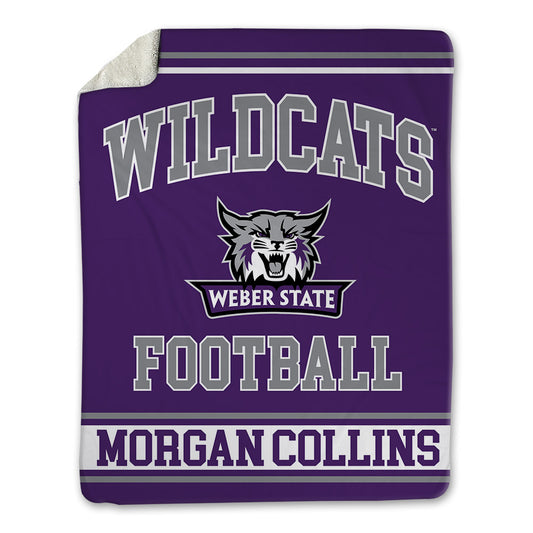 Weber - NCAA Football : Davonta Morgan collins - Blanket-0