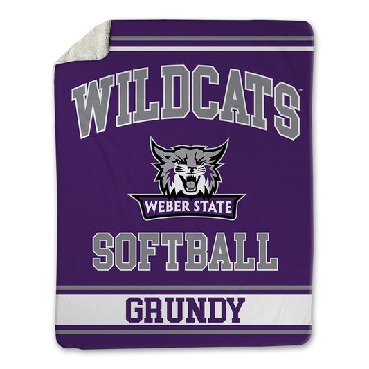 Weber - NCAA Softball : Abby Grundy - Blanket-0