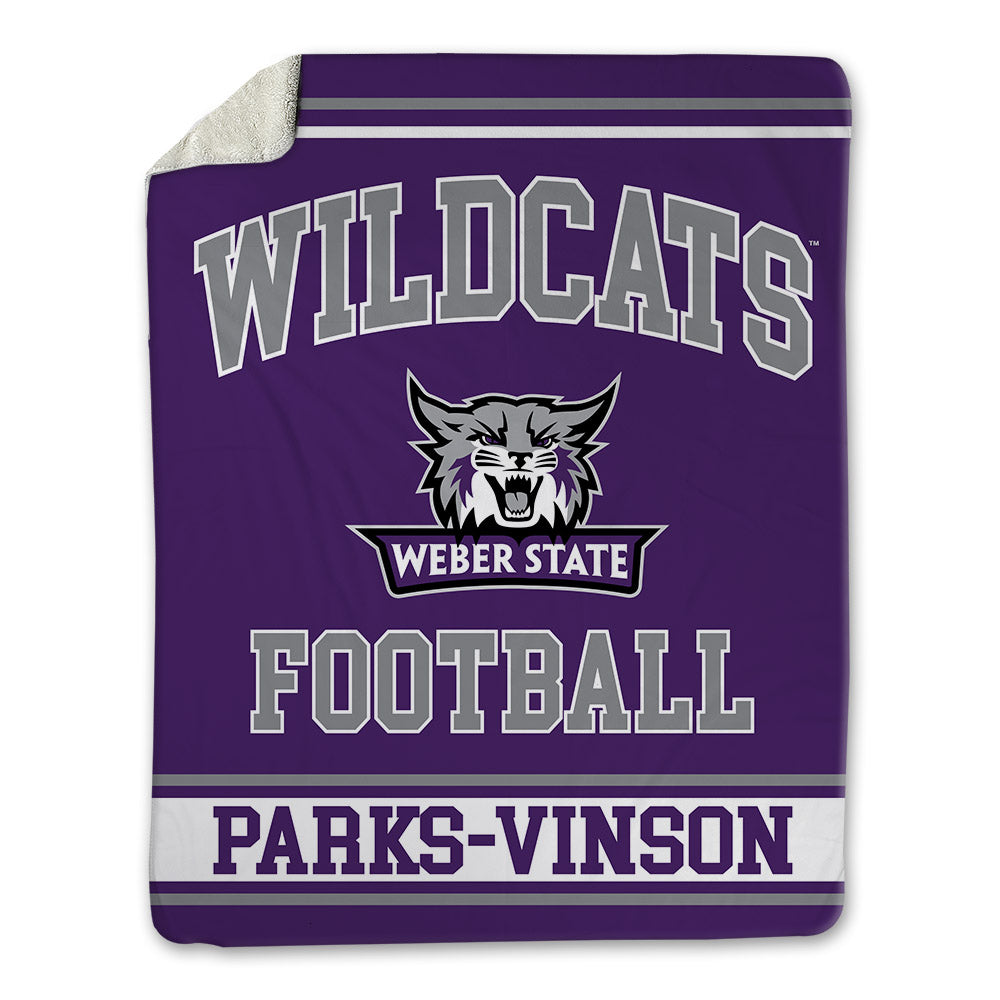 Weber - NCAA Football : Tre Parks-Vinson - Blanket-0