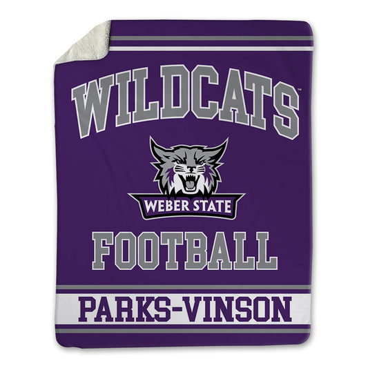 Weber - NCAA Football : Tre Parks-Vinson - Blanket-0