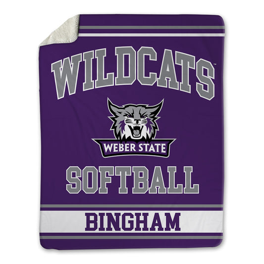 Weber - NCAA Softball : Emma Bingham - Blanket-0