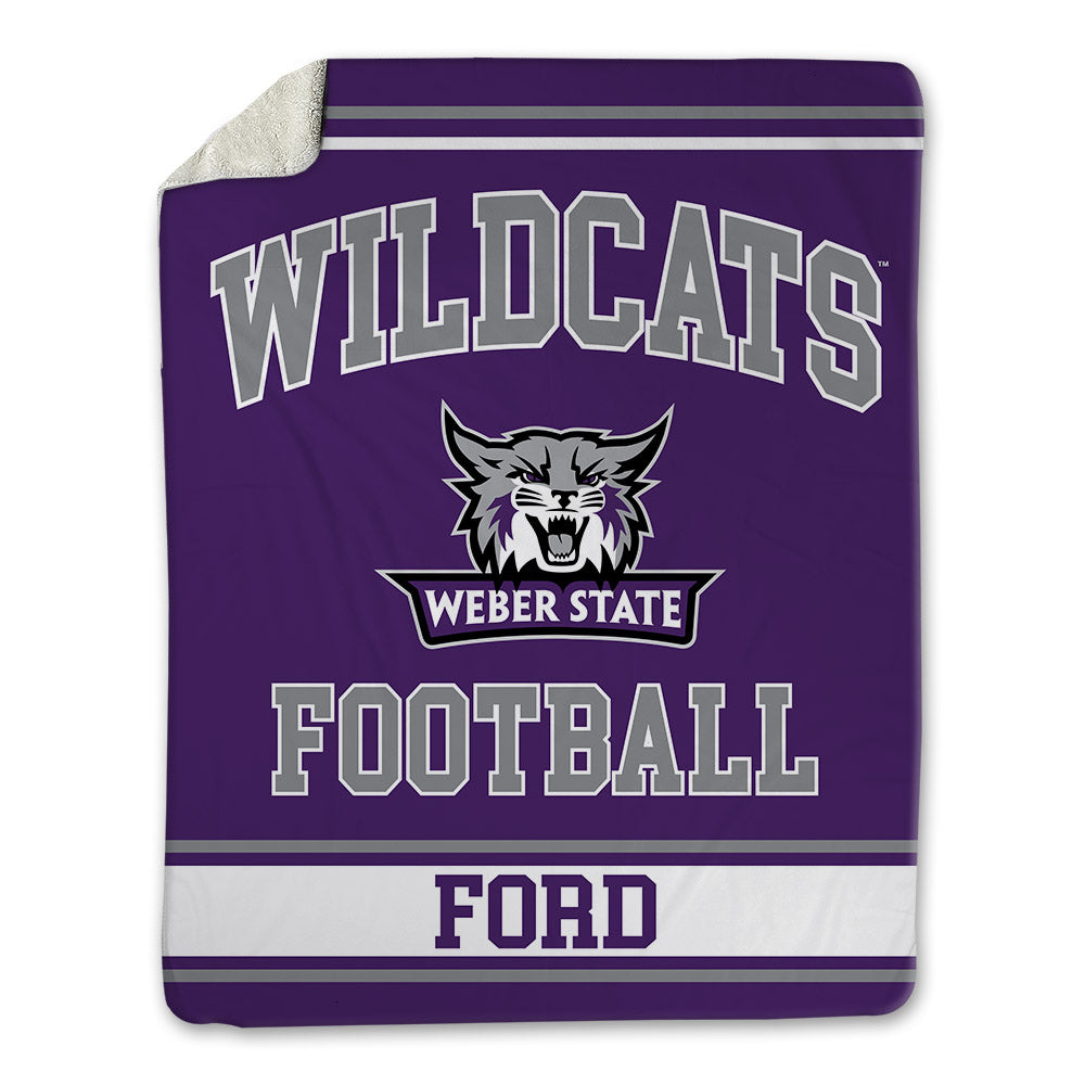 Weber - NCAA Football : Devin Ford - Blanket-0