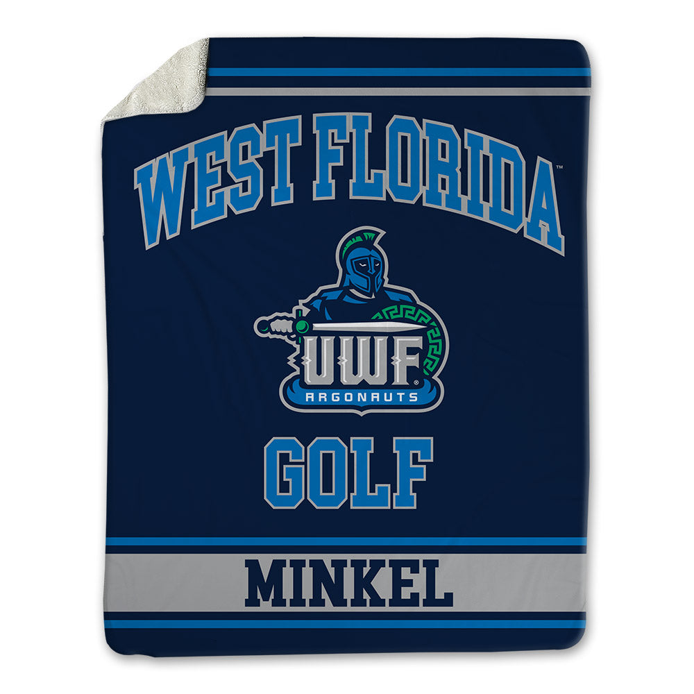 UWF - NCAA Men's Golf : Mason Minkel - Blanket-0