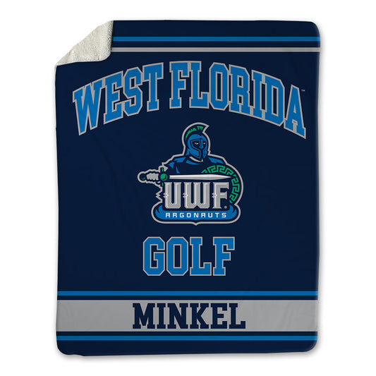 UWF - NCAA Men's Golf : Mason Minkel - Blanket-0
