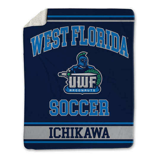 UWF - NCAA Men's Soccer : Reo Ichikawa - Blanket-0