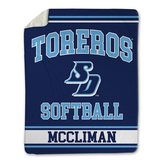 San Diego - NCAA Softball : Natalie McCliman - Blanket-0