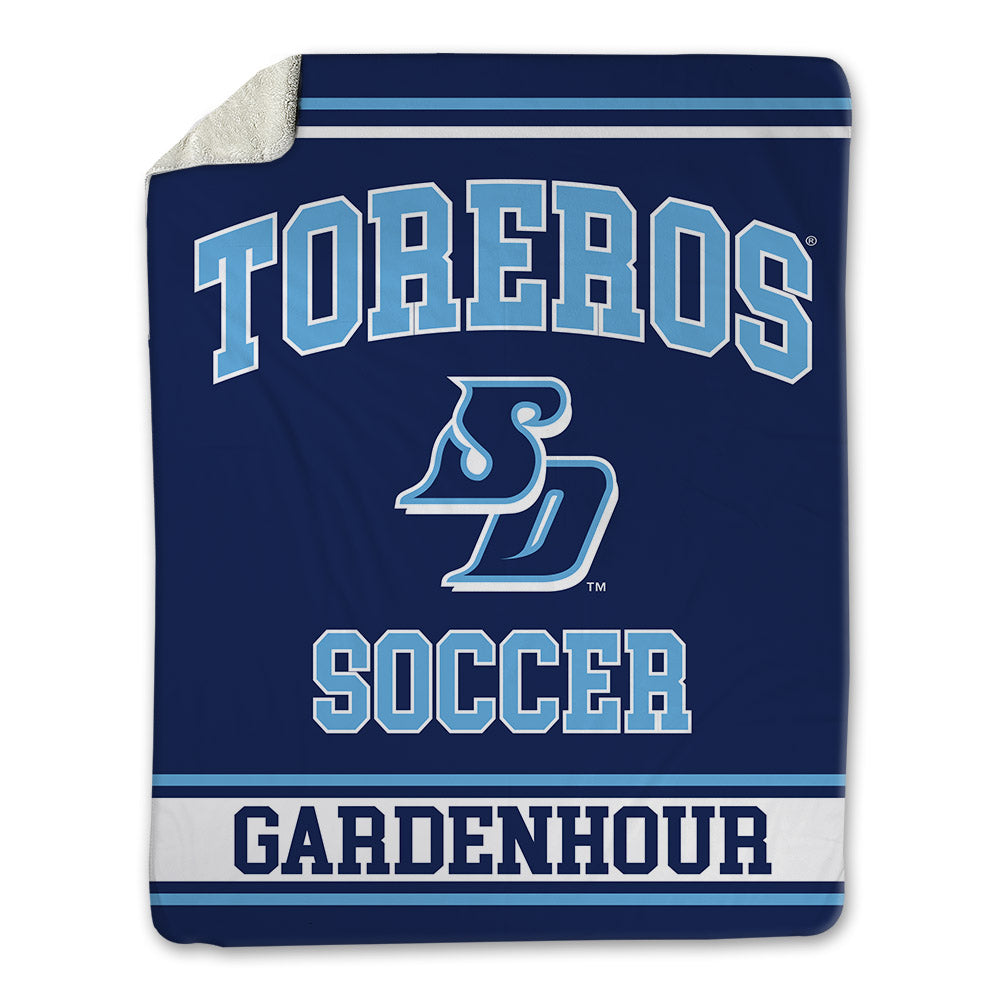 San Diego - NCAA Men's Soccer : Conner Gardenhour - Blanket-0