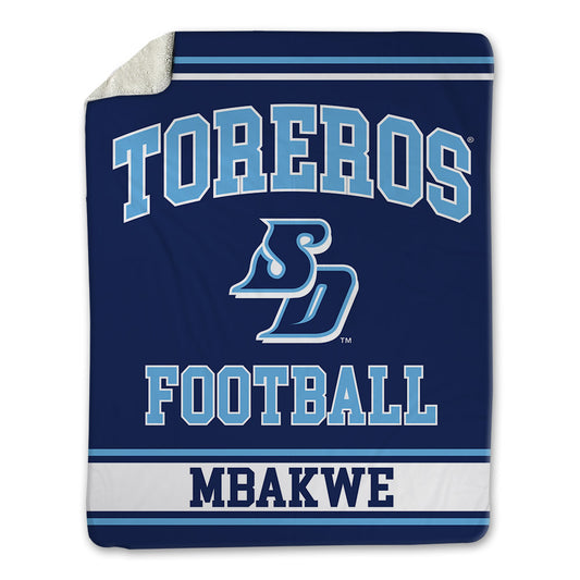 San Diego - NCAA Football : Omarion Mbakwe - Blanket-0