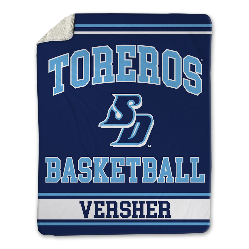San Diego - NCAA Men's Basketball : Caleb Versher - Blanket-0