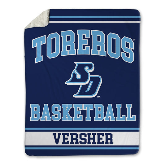 San Diego - NCAA Men's Basketball : Caleb Versher - Blanket-0