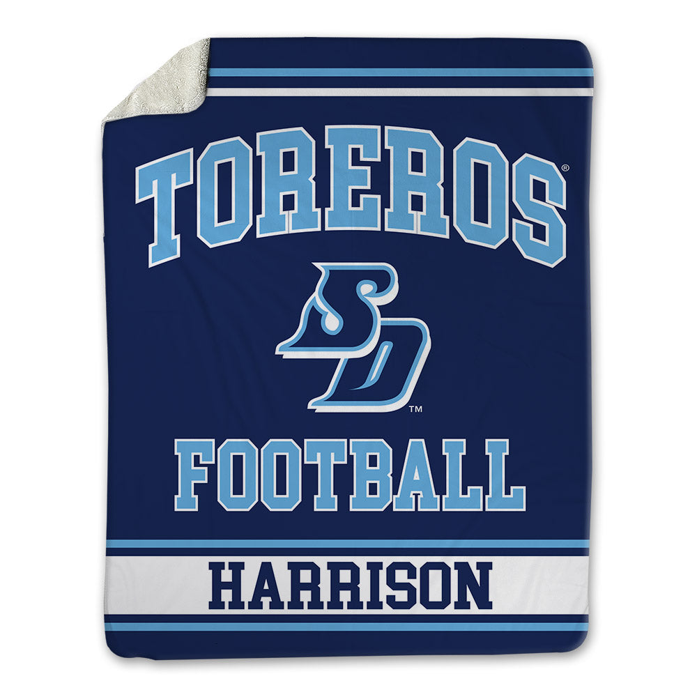 San Diego - NCAA Football : Ian Harrison - Blanket-0