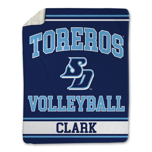 San Diego - NCAA Women's Volleyball : Isabel Clark - Blanket-0