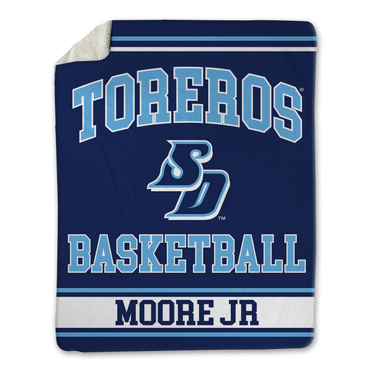 San Diego - NCAA Men's Basketball : Tim Moore Jr - Blanket-0