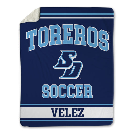 San Diego - NCAA Men's Soccer : Gus Velez - Blanket-0